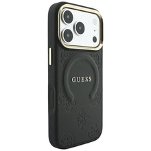 Заредете изображение във визуализатора на галерията – Case for IPHONE 18 Pro/17 Pro compatible with MagSafe (Saffiano Peony Ring) black
