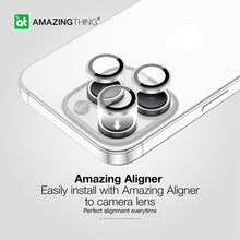 Заредете изображение във визуализатора на галерията – Amazing Thing Tempered glass AR Lens Glass IP15CAM3SGLA on camera for Iphone 15 Pro/15 Pro Max (3 pieces) silver
