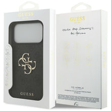Заредете изображение във визуализатора на галерията – GUESS case for IPHONE 18 Pro Max / 17 Pro Max GUE005524 (4G PU Big Logo) black
