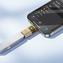 Заредете изображение във визуализатора на галерията – HOCO adapter OTG Type C (male) to USB A (female) UA36B gold

