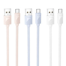 Заредете изображение във визуализатора на галерията – HOCO cable USB A to Lightning 2,4 A X114 1 m pink
