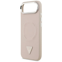 Заредете изображение във визуализатора на галерията – GUESS case for IPHONE 17 Air compatible with MagSafe GUHMP17MPSDTSCMP (PU W/ Triangle Logo) pink
