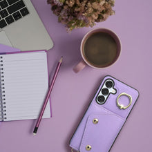 Заредете изображение във визуализатора на галерията – Wallet Case WONDER for SAMSUNG S25 PLUS lilac
