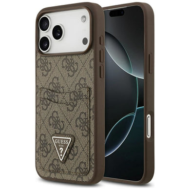 GUESS case for IPHONE 17 Pro Max GUHCP17XP4TPW (4G Double Card Triangle) gold