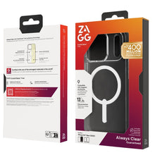 Заредете изображение във визуализатора на галерията – ZAGG case CRYSTAL PALACE SNAP compatible with MagSafe for IPHONE 17 Pro clear
