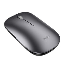 Заредете изображение във визуализатора на галерията – Wireless mouse dual-mode (Bluetooth, 2.4G) 1600 dpi Hoco GM43 grey
