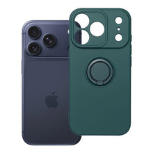 Заредете изображение във визуализатора на галерията – Case for iPhone 18 Pro / 17 Pro Silicone Ring green
