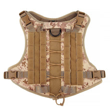 Заредете изображение във визуализатора на галерията – Dog harness TACTICAL size XL brown
