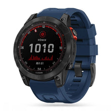 Заредете изображение във визуализатора на галерията – Tech-Protect IconBand strap for Garmin Fenix ​​5 / 6 / 6 Pro / 7 - navy blue
