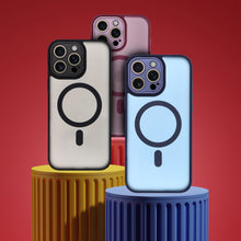 Заредете изображение във визуализатора на галерията – VARIETE MAG COVER Case compatible with MagSafe for IPHONE 16 PRO MAX purple

