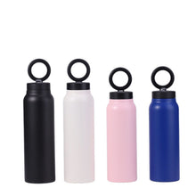 Заредете изображение във визуализатора на галерията – Magnetic holder compatible with MagSafe with 950ml container pink
