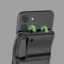 Заредете изображение във визуализатора на галерията – Tech-Protect PowerCase case for Samsung Galaxy S23+ with 4800mAh power bank - black
