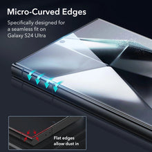 Заредете изображение във визуализатора на галерията – ESR Tempered Glass Protector for Samsung Galaxy S24 Ultra - 2 pcs.
