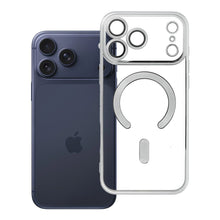 Заредете изображение във визуализатора на галерията – Case for iPhone 18 Pro / 17 Pro Electro Mag Cover compatible with MagSafe silver
