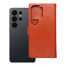 Заредете изображение във визуализатора на галерията – MEZZO Book case for SAMSUNG A57 cats brown
