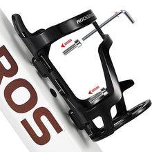 Заредете изображение във визуализатора на галерията – Rockbros 31210012001 bicycle water bottle holder - black
