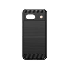 Заредете изображение във визуализатора на галерията – Carbon Case for Google Pixel 8A Flexible Silicone Carbon Cover - Black
