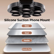 Заредете изображение във визуализатора на галерията – Joyroom JR-ZS393 magnetic phone holder with suction cups - black
