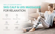 Заредете изображение във визуализатора на галерията – SKG BM3-E calf massager with warming compress (2 pcs. in a set) - gray

