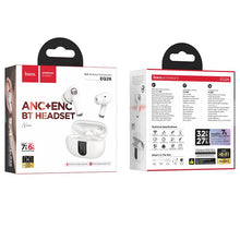 Заредете изображение във визуализатора на галерията – HOCO wireless earphones bluetooth TWS ANC ENC EQ26 white
