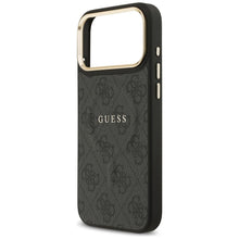 Заредете изображение във визуализатора на галерията – GUESS case for IPHONE 17 Pro Max compatible with MagSafe GUHMP17XP4MSEGCK (PU 4G W/ Classic) black
