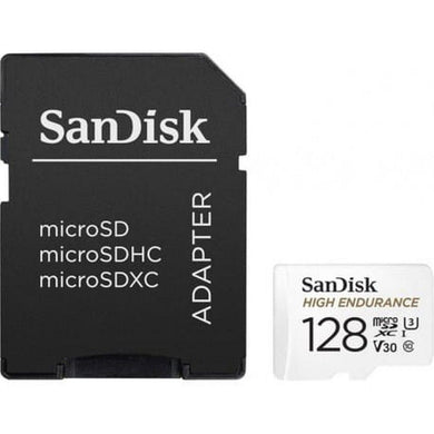 SANDISK карта памет microSD 128GB 100MB/s клас 10 с адаптер SD