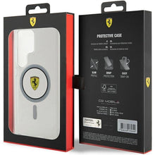Заредете изображение във визуализатора на галерията – Ferrari IML Transp Inner Circle Line MagSafe case for Samsung Galaxy S24 Ultra - black
