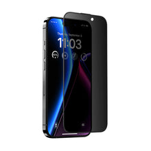 Заредете изображение във визуализатора на галерията – Benks Tempered glass Ultra Shield Privacy for Iphone 15 Pro Max black
