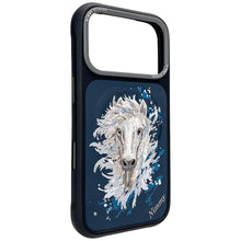 Заредете изображение във визуализатора на галерията – NIMMY case HORSE compatible with MagSafe for IPHONE 18 Pro/17 Pro navy blue
