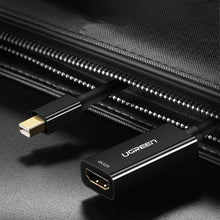 Заредете изображение във визуализатора на галерията – Ugreen MD112 10461 mini DisplayPort (male) / HDMI (female) FHD 1080p adapter - black
