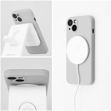 Заредете изображение във визуализатора на галерията – SILICONE MAG COVER case compatible with MagSafe for SAMSUNG A57 grey titatnium
