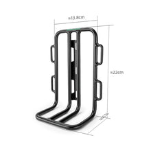 Заредете изображение във визуализатора на галерията – Rockbros 33210010001 front bicycle shelf for bicycle fork - black
