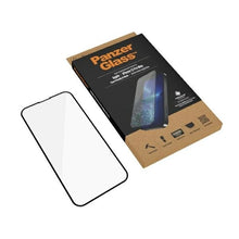 Заредете изображение във визуализатора на галерията – PanzerGlass E2E Microfracture antibacterial glass for iPhone 13 Pro Max - with black frame

