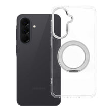 Заредете изображение във визуализатора на галерията – Case for Samsung A37 Frame Circle Stand compatible with MagSafe transparent
