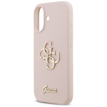 Заредете изображение във визуализатора на галерията – GUESS case for IPHONE 17 GUHCP17SSC4GSMP (Silicone W/ Big 4G Script) pink
