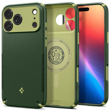 Заредете изображение във визуализатора на галерията – SPIGEN case NANO POP HYBRID compatible with MagSafe for IPHONE 18 Pro / 17 Pro avo green
