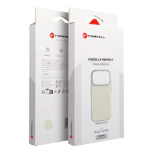 Заредете изображение във визуализатора на галерията – Case for iPhone 15 PRO Forcell F-Protect Frame Premium compatible wiht Magsafe antique white
