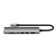 Заредете изображение във визуализатора на галерията – SATECHI adapter HUB 7in1 Type C ST-P7SM space gray
