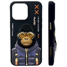 Заредете изображение във визуализатора на галерията – NIMMY case COOL&amp;CUTE 2.0 Monkey for IPHONE 15 Pro Max black
