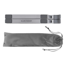 Заредете изображение във визуализатора на галерията – Silver Monkey Blanc ergonomic foldable laptop stand - silver
