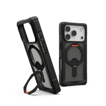 Заредете изображение във визуализатора на галерията – UAG Urban Armor Gear case PLASMA XTE compatible with MagSafe for IPHONE 17 Pro black / pop orange
