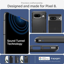 Заредете изображение във визуализатора на галерията – Spigen Rugged Armor case for Google Pixel 8 - matte black
