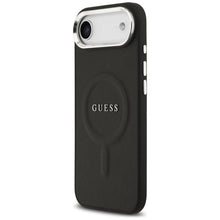 Заредете изображение във визуализатора на галерията – GUESS case for IPHONE 17 Air compatible with MagSafe GUHMP17MPSAREGSK (PU W/ Classic Logo) black
