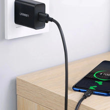 Заредете изображение във визуализатора на галерията – Ugreen US289 60135 micro USB / USB-A cable 0.5m - black
