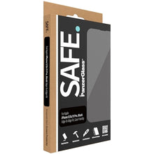 Заредете изображение във визуализатора на галерията – SAFE by PanzerGlass Edge-to-Edge tempered glass for iPhone 11 Pro / Xs / X - with black frame
