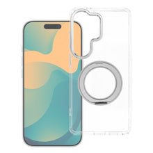 Заредете изображение във визуализатора на галерията – Case for Xiaomi Redmi 17 4G / 5G Frame Circle Stand compatible with MagSafe transparent
