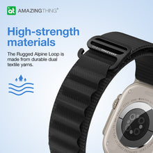 Заредете изображение във визуализатора на галерията – Amazing Thing Band Titan Sport Band TSP49BK for Apple Watch 49/45 black
