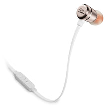 Заредете изображение във визуализатора на галерията – Wired earphones Jack 3,5mm with microphone JBL T290 gold
