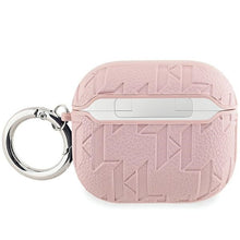 Заредете изображение във визуализатора на галерията – Karl Lagerfeld Monogram Choupette Head case for AirPods 3 - pink
