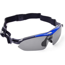 Заредете изображение във визуализатора на галерията – Rockbros 10007 polarizing cycling glasses - black and blue
